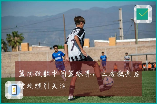 篮协致歉中国篮球界，三名裁判后续处理引关注