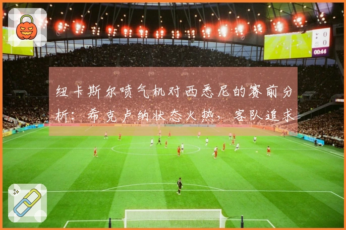 纽卡斯尔喷气机对西悉尼的赛前分析：希克卢纳状态火热，客队追求连胜